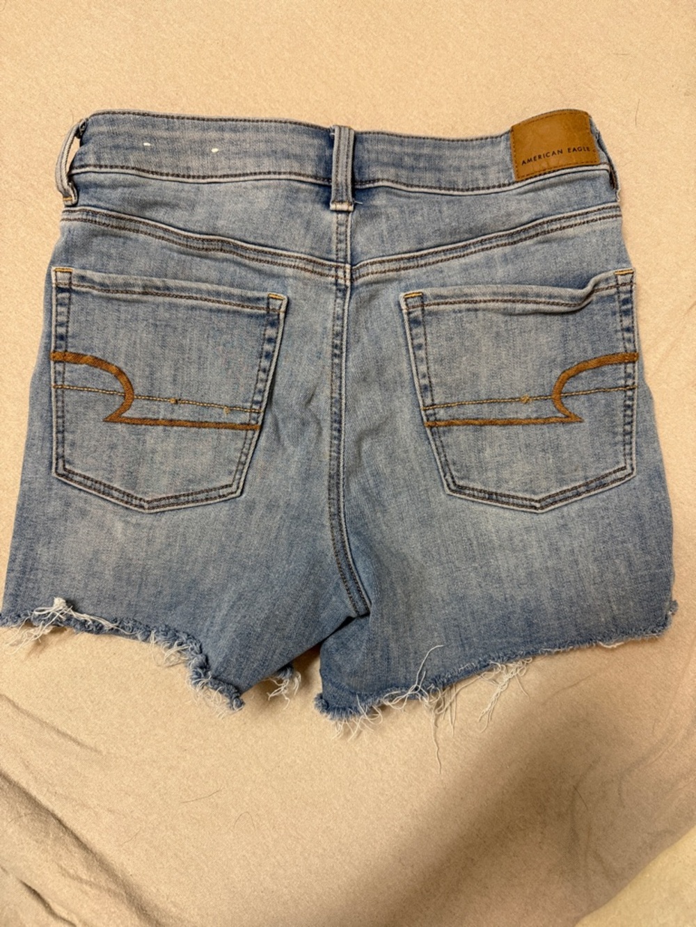 American Eagle Outfitters Light Wash Denim Cutoff Shorts
